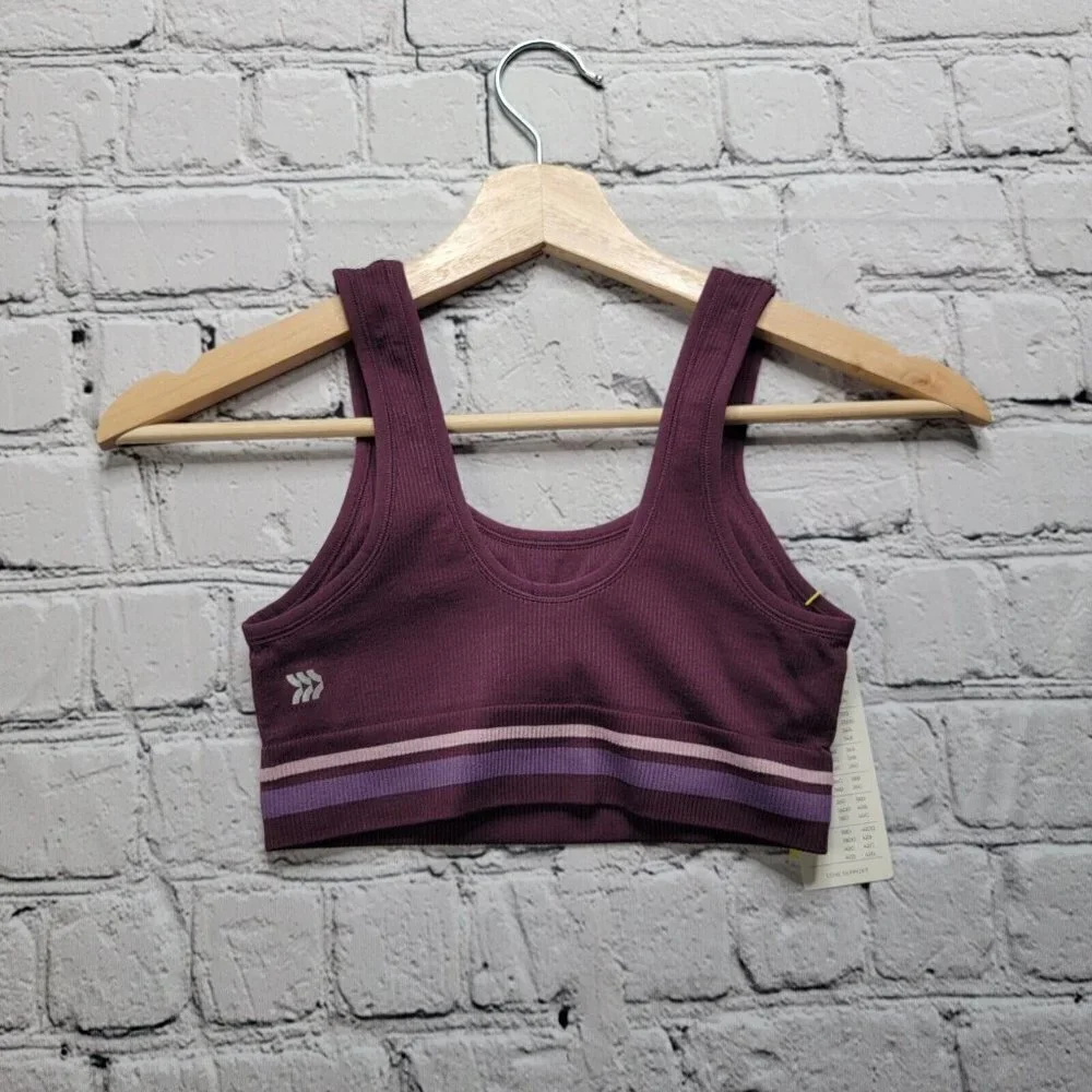 All In Motion Mulberry Purple Low Support Sports Bra NWT Size XS - Picture 7 of 9